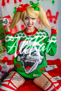 Harley Quinn Christmas YULE Joker Sweater